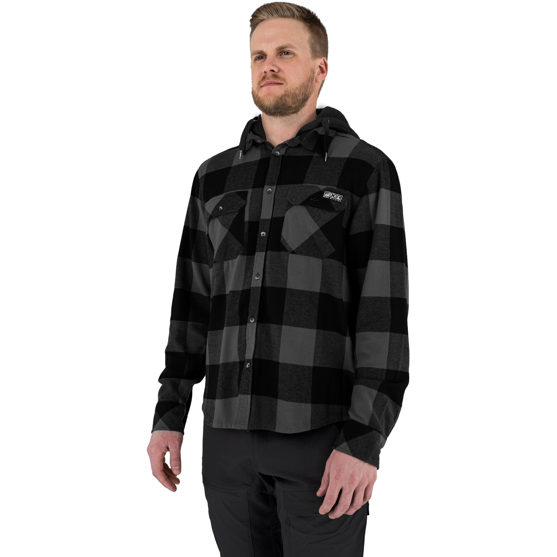 Skjortor - M Timber Hooded Flannel Shirt - ctl00_cph1_prodImage