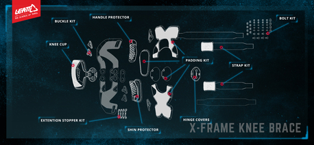 Knäskydd - Leatt Strap kit X-Frame Pair XXL - ctl00_cph1_prodImage